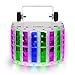 Lixada 24W DJ Lights 8 Colors LED Wide Beam Laser Strobe Light 6 channel Led DMX lighting with IR remote control metal casing Club Light home KTV disco stage effect Lighting