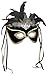 Forum Deluxe Half Mask With Feathers