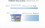 1ABOVE Dehumidifier 500ml Pack of 5 | Moisture Absorber For Damp Mould view 5