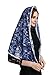 Chapel Catholic Veil Lace Mantilla Church Headwrap V33 (Navy)