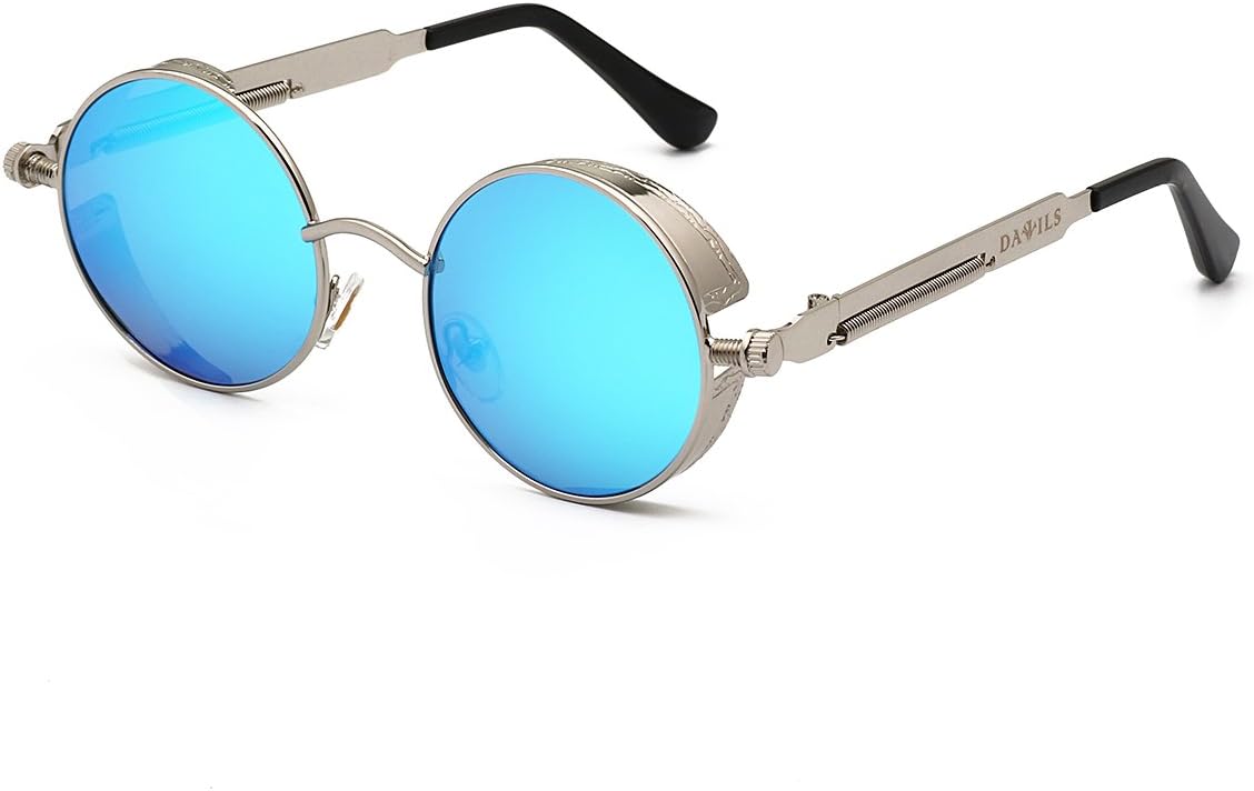 Women's Round Retro Polarized Sunglasses John Lennon Style Eyeglasses