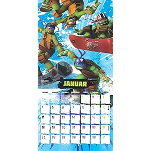 Teenage Mutant Ninja Turtles Wandkalender 2016