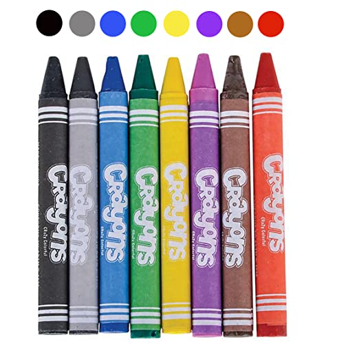Bulk Crayons for Kids (48 Packs of 8 Crayons) Crayon Packs for Kds Bulk