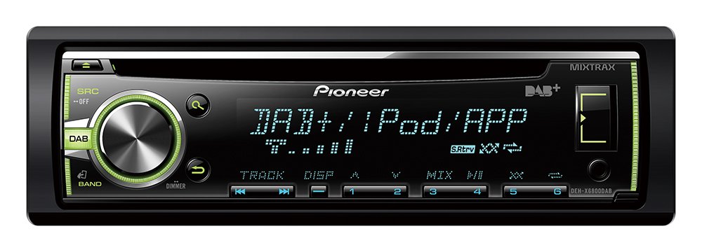 Pioneer DEH-X6800DAB Car Stereo with DAB+ Tuner/USB/Aux-in