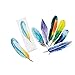 30 Pcs Bookmarks Set Feather Shaped