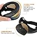 Ski Goggles, 2 Pack Snowboard Goggles Skate Glasses, Motorcycle Cycling Goggles for Kids, Boys & Girls, Youth, Men & Women, with UV 400 Protection, Wind Resistance, Anti-Glare Lenses