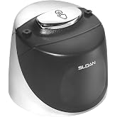 Sloan EBV-142-A Single Flush Cover Assembly with Push-Button and Lens | Heavy-duty single flush cover assembly featuring durable push-button design and built-in lens for commercial systems. 325168