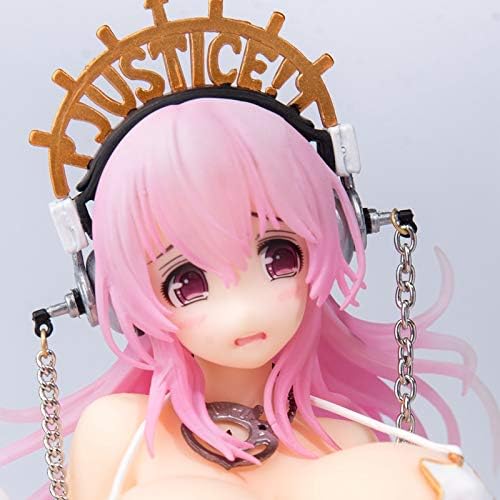 Nitro Super Sonic: Super Sonico Libra Ver. Action PVC Figure, Anime Pretty Girl Handmade Model/Character Sculpture, Computer Desktop Decoration Collection - High 25cm，Boxed ( Color : Version 2-Soft )
