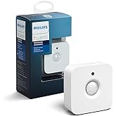 Philips Hue Indoor Motion Sensor for Smart Lights (Requires Hue Hub) - Wireless, Battery-Powered, Customizable Lighting - Whi