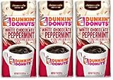 Dunkin Donuts White Chocolate Peppermint, 11 Oz Bag (Pack of 3)