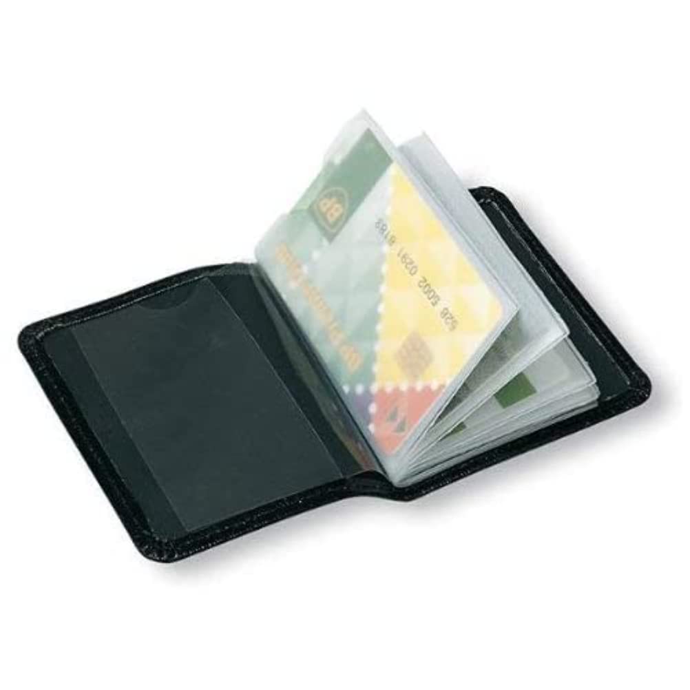 Elba 1 Holder for 10 Credit Cards 65 x 95 mm Black or Red Cover