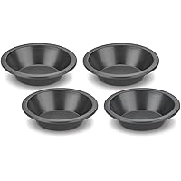 Cuisinart 4 Piece Round Dish Set, Mini, Steel Gray