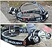 Benran Waterproof LED Headlamp Headlight Rechargeable Head Flashlight Lamp with 3 Xm-l T6 4 Modes Outdoor Sports Hiking Camping Riding Fishing Hunting (Super bright)