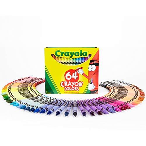 Crayola Crayons, Crayon Box with Sharpener, 64 ct Pricepulse
