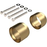 MetalCloak Exhaust Spacer Kit, Compatible with JK Wrangler ('12 - '18), Provides Clearance for Crossover Pipe, Precision Machined, Easy Install