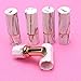 JETEHO 5Pcs Marble Empty Lipstick Tubes DIY Lipsticks Lip Balm Round Lip Gloss Lip Stick Beauty Lipstick Empty Containers with Lid Cap