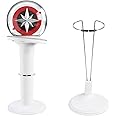 MingQiEven Lightstick Stand 2 Pack Holder Compatible with Official Lightsticks, Complicable with Stray Kids|Enhypen|Ateez|Twice Lightsticks|Display Stand|Compatible with Kpop(White)