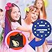 Deluxe Hair Chalk Set For Girls, 10 Washable Colour Brush, Available For Party Hair Dressing, Birthday Gift For Kids