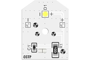 CCTP WR55X11132 LED Refrigerator Light Bulb for GE Refrigerator Light Bulb 3033142 PS4704284 WR55X25754 WR55X26486…