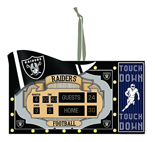 NFL Oakland Raiders Scoreboard Ornament