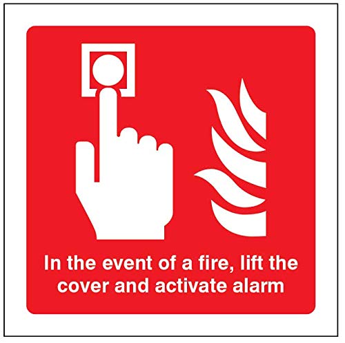 In the event of a fire lift the cover and activate alarm Rigid PVC ...
