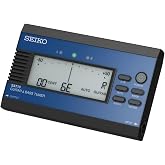 Seiko SAT10LE Guitar/Bass Tuner Blue