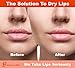 Lip Scrub -Best Organic Lip Sugar Scrub Exfoliating Lip Exfoliator, Lip Treatment for Dry, Cracked, Chapped Lips, Softens & Smooths, Vanilla Flavor Moisturize. Lip Scrub Lush Natural, Stock Stuffer