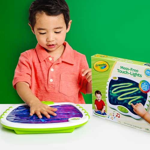 Crayola Toddler Touch Lights, Musical Doodle Board, Sensory Toys for