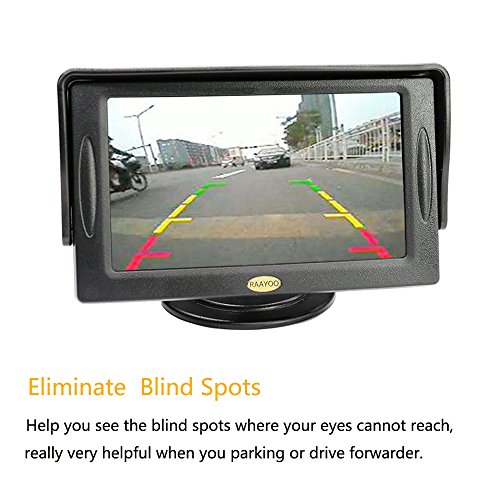 4.3 Inch Color TFT LCD Color Car Rear View Display Screen Monitor Auto Parking Rearview Reverse Backup Monitor