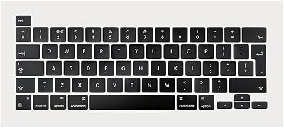 ICTION UK Standard Keycaps Keys Replacement MacBook Pro Retina 13 M1 A2338 2020