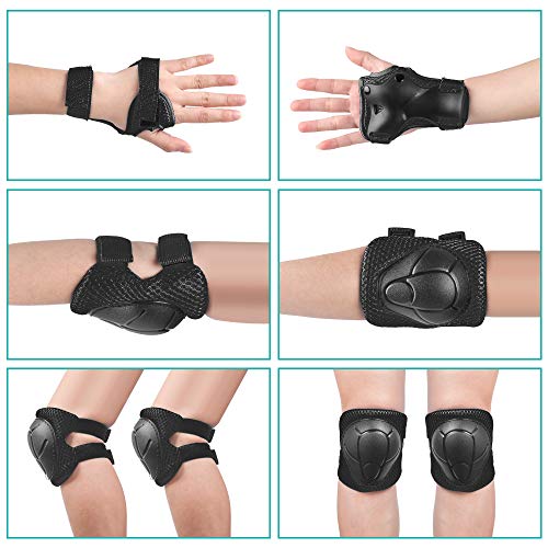 5 Sanlinkee+Protective+Rollerblade+Skateboard+Multi+Sports