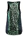 Zeagoo Women's Sleeveless Sparkle Shimmer Camisole Vest Glitter Sequin Tank Tops