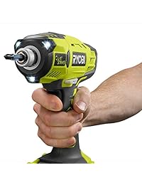 Ryobi P290 One+ 18 V 1 4" inalámbrico silencioso huelga 3,200 RPM controlador de impacto con cambio rápido Chuck y bandeja de Mag (pilas no incluidas, solo herramienta de alimentación)