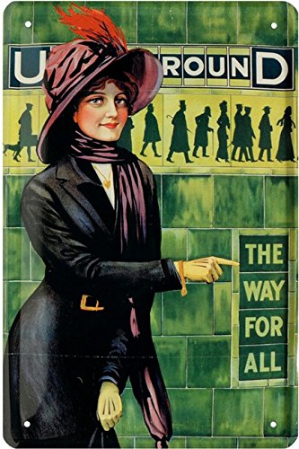 Underground – The Way For All 1665 Tin Retro Metal Wall Plaque 20 x 30