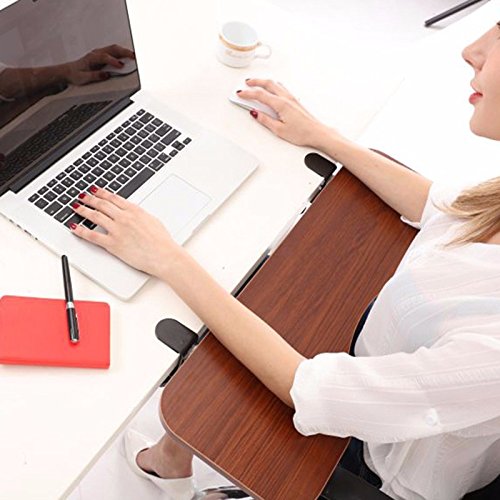 SKYZONAL Keyboard Mount Tray with Mouse Pad Under Desk Ergonomic