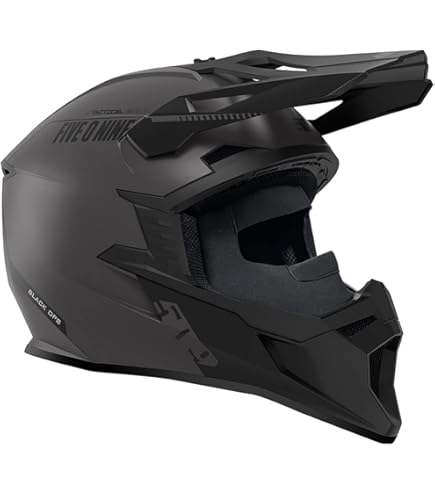 Amazon.com : 509 Tactical 2.0 Snowmobile Helmet (Matte Black Gum