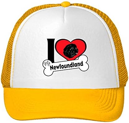 Fitch Forster Toy Fox Terrier Dog I Love My Bone Adjustable Trucker Hat Cap