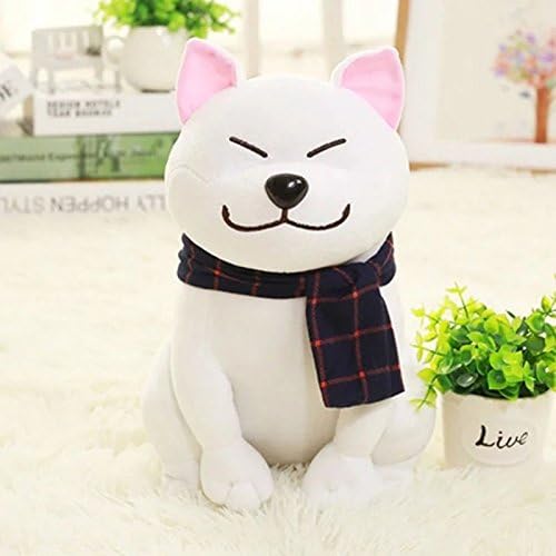 MonkeyEAT Shiba Inu Doge White 10" Plush Toy