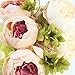 CEWOR 2 Pack Artificial Peony Silk Flowers Bouquet with Satin Ribbon for Home Bridal Wedding Party Decorationï¼ˆPinkï¼‰