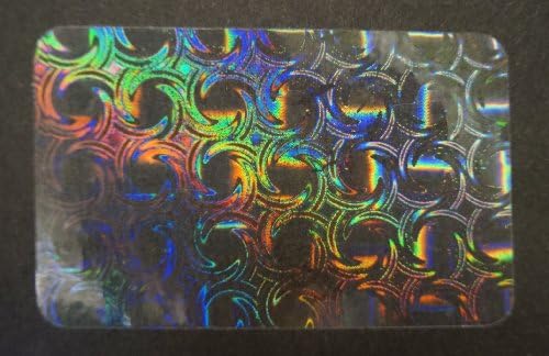 Ninja Star Hologram Overlays Inkjet Teslin ID Cards (10)