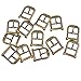 Souarts Bronze Tone Color Metal Shoe Buckle Accessory Haberdashery Embellishment Findings Pack of 30pcs
