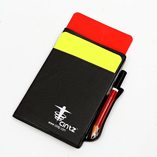 Cintz Referee Warning Cards and Wallet with Set of Printed Score Sheets