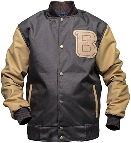 FaddyRoxHot-line Miami Appealing Flight Bomber Varsity Jacket - Light Weight, Windbreaker and Water Resistant