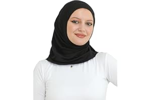 Prien Sport Instant Hijab For Women, Muslim Cotton Turban, Soft Head Scarf, Ready To Wear Hijabs Prayer Clothes, Islamic Wear