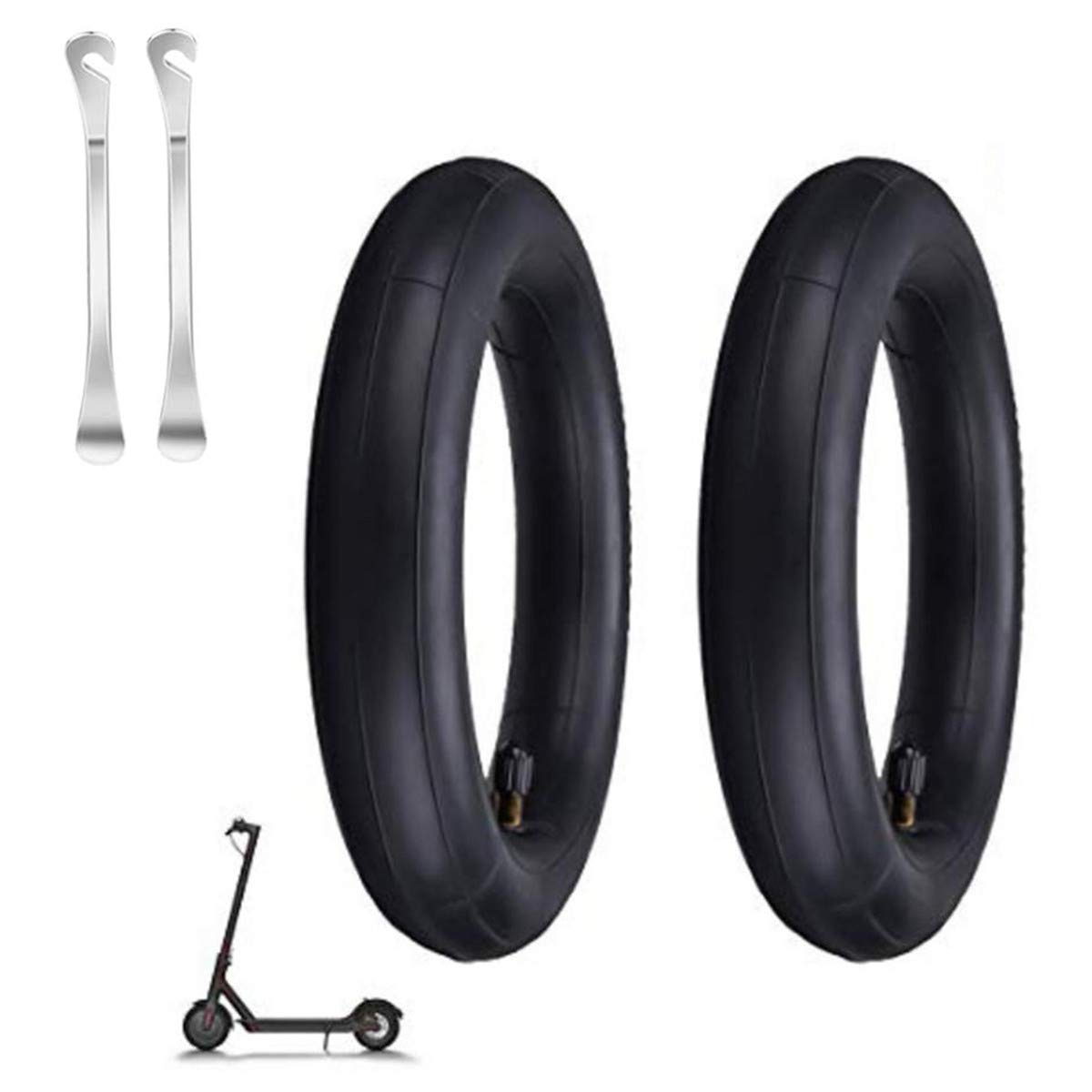 EMEBAY 8.5 Inch Inner Tube for Xiaomi 8 1/2 x 2 Electric Scooter with 2 Inner Tyres Durable Thickened Pneumatic for Xiaomi M365 & M365 Pro Scooter