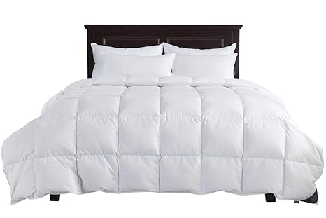 Cosy House Collection Premium Down Alternative Comforter Lightweight And Machine Washable King Cal King Duvet Insert All Season Hypoallergenic Bedding White Home Duvets Down Comforters