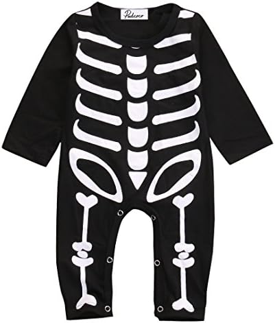 Newborn Baby Boy Girls Romper Bodysuit Infant Kids Halloween Costume Jumpsuit Outfits (18-24 Months)
