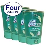 Lysol No-Touch Hand Soap Refill, Hydrating Cucumber & Watermelon, 8.5 Ounce (Pack of 4)