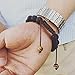 Bella.Vida Balance Mens Handmade Natural Ti'gers Eye Lava Stone Healing Energy Chakra Beads Yoga Mala Meditation Braided Ajustable Bracelet