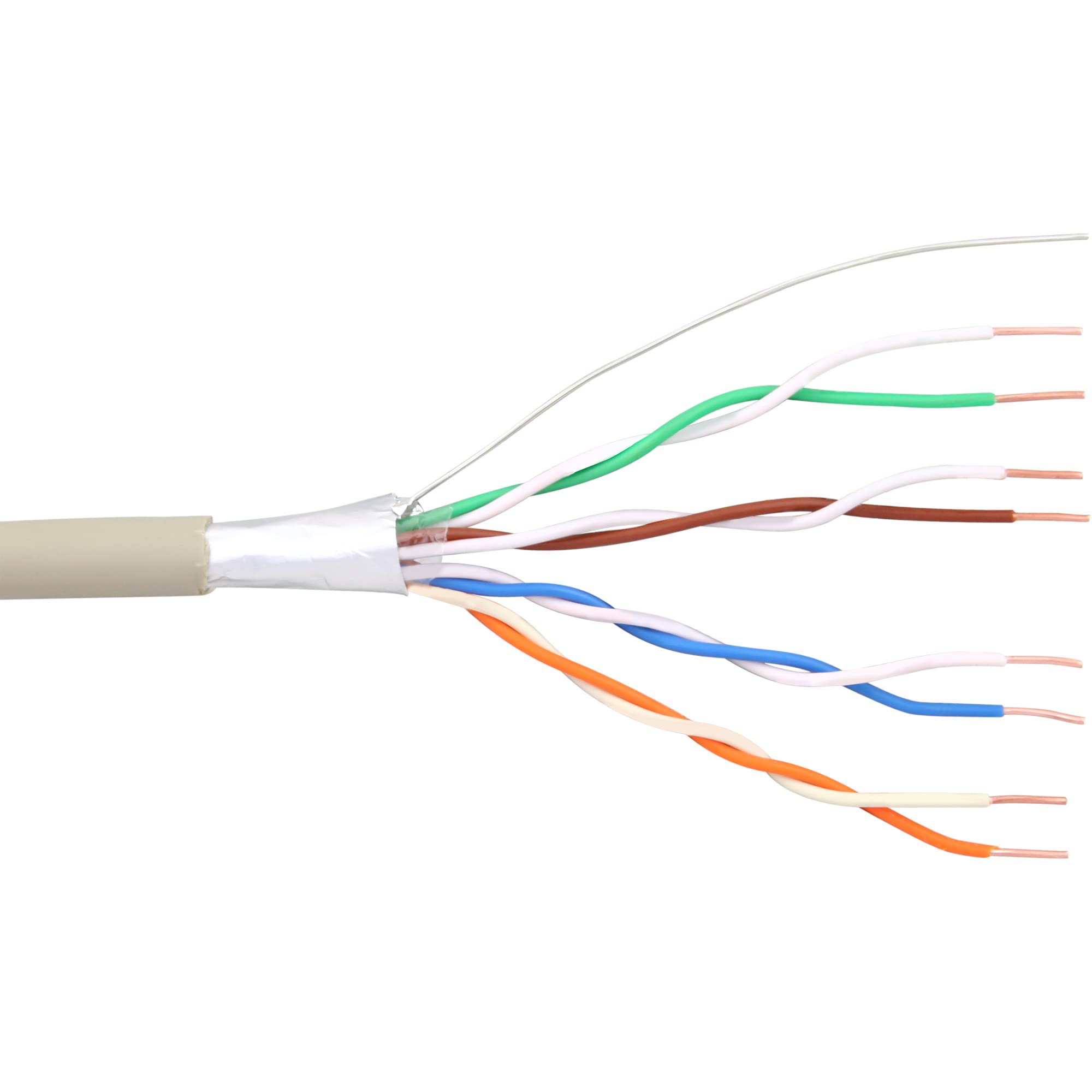 InLine® 69987 Telephone Cable 8 Core 4 x 2 x 0.6 mm 100 m Roll